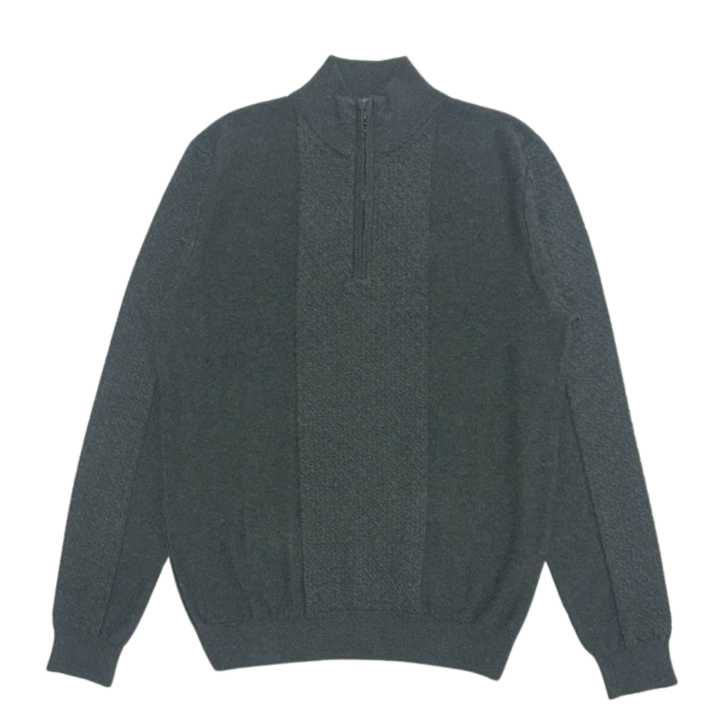 Nalure Arvin Sweater Pria | Half Zipper Pria | Knitwear Cowok