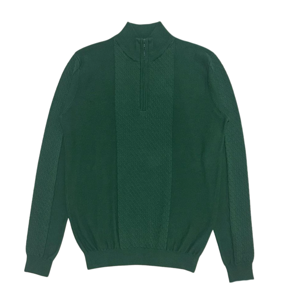 Nalure Arvin Sweater Pria | Half Zipper Pria | Knitwear Cowok