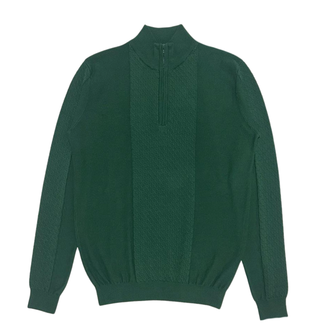 Nalure Arvin Sweater Pria | Half Zipper Pria | Knitwear Cowok