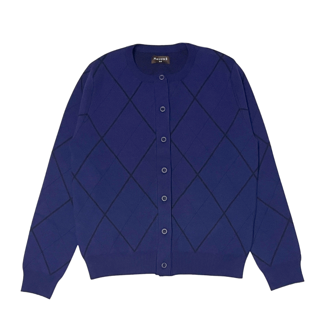 Nalure Silvia Cardigan | Cardigan Rajut | Cardigan Long Sleeve Crewneck