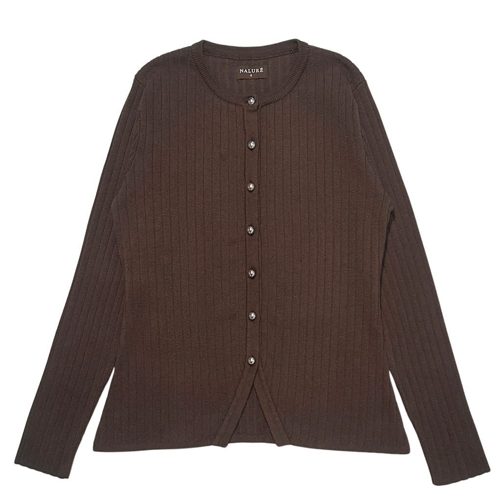 Nalure Diana Cardigan Wanita | Basic Knit Cardigan | Long Sleeve