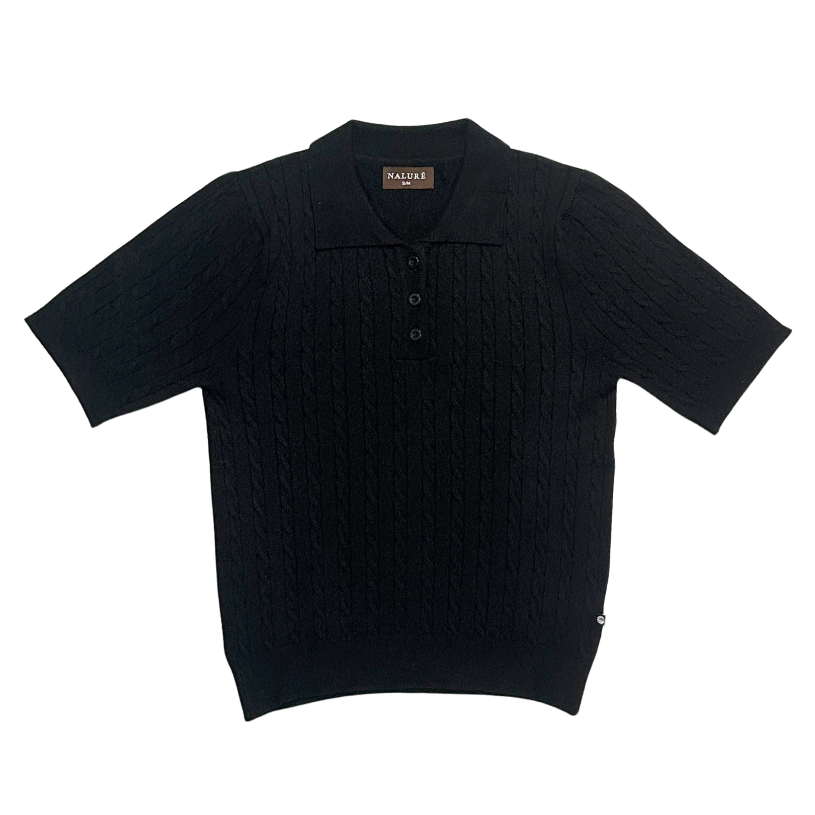 Nalure Bella Polo Shirt Wanita | Atasan Knit | Cable