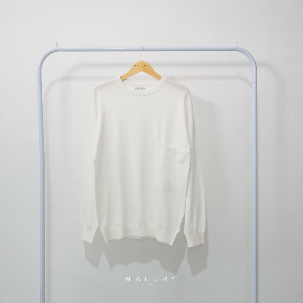 Nalure Lucio Men Crew Neck Pocket Knitt