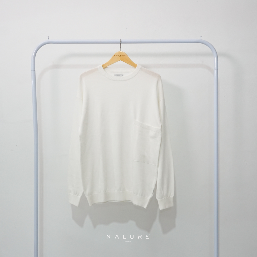 Nalure Lucio Men Crew Neck Pocket Knitt