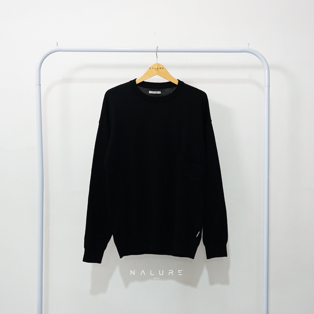 Nalure Lucio Men Crew Neck Pocket Knitt