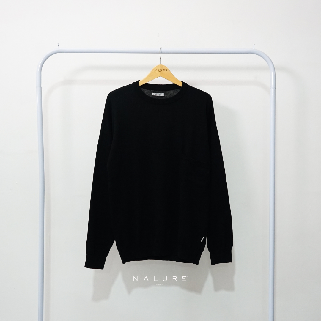 Nalure Lucio Men Crew Neck Pocket Knitt