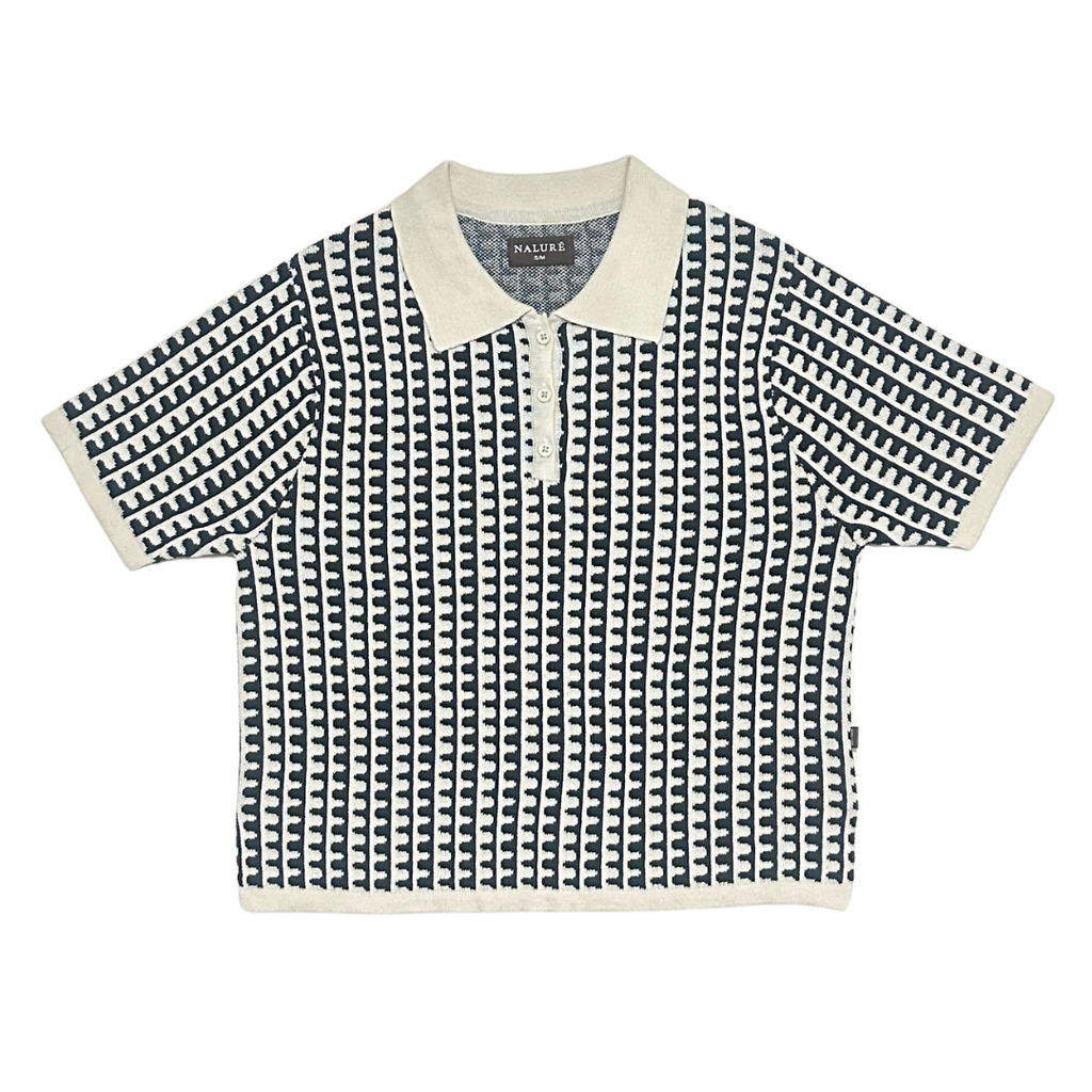 Nalure Kelly Polo Shirt Wanita | Knit Katun | Lengan Pendek Kerah