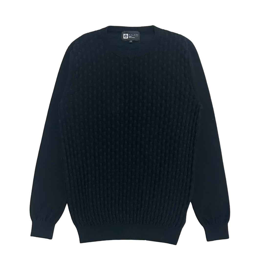 Nalure Damara Sweater Pria | Knitwear Cowok | Crewneck Long Sleeve
