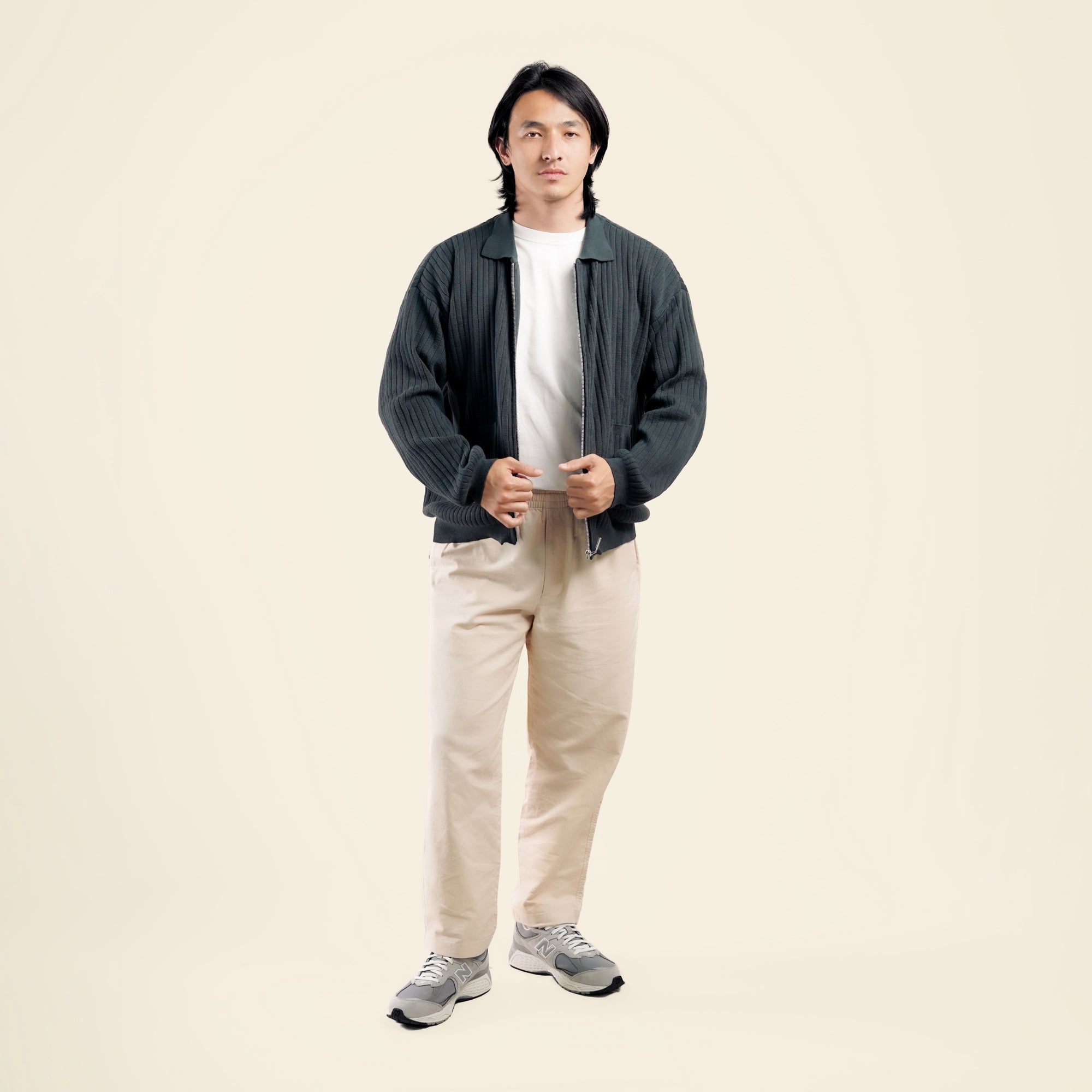 Nalure Jerry Jaket Pria | Jaket Rajut | Long Sleeve