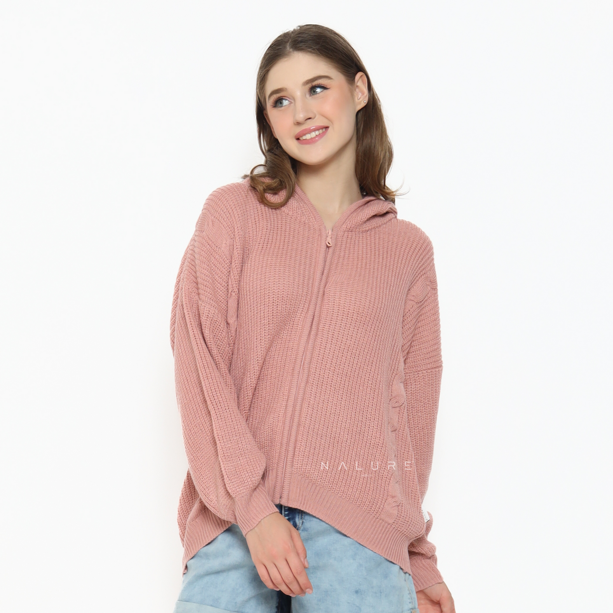 Nalure Griselle Hoodie Knitt Ladies