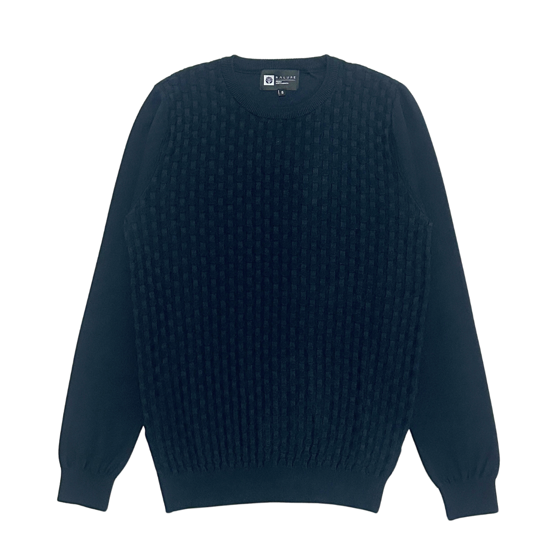 Nalure Damara Sweater Pria | Knitwear Cowok | Crewneck Long Sleeve