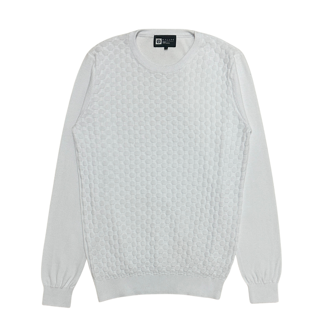 Nalure Damara Sweater Pria | Knitwear Cowok | Crewneck Long Sleeve