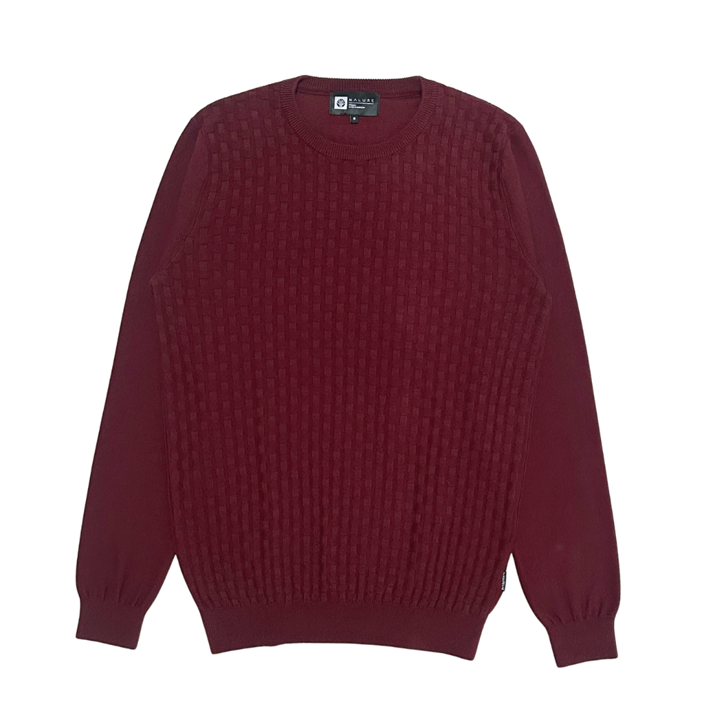 Nalure Damara Sweater Pria | Knitwear Cowok | Crewneck Long Sleeve