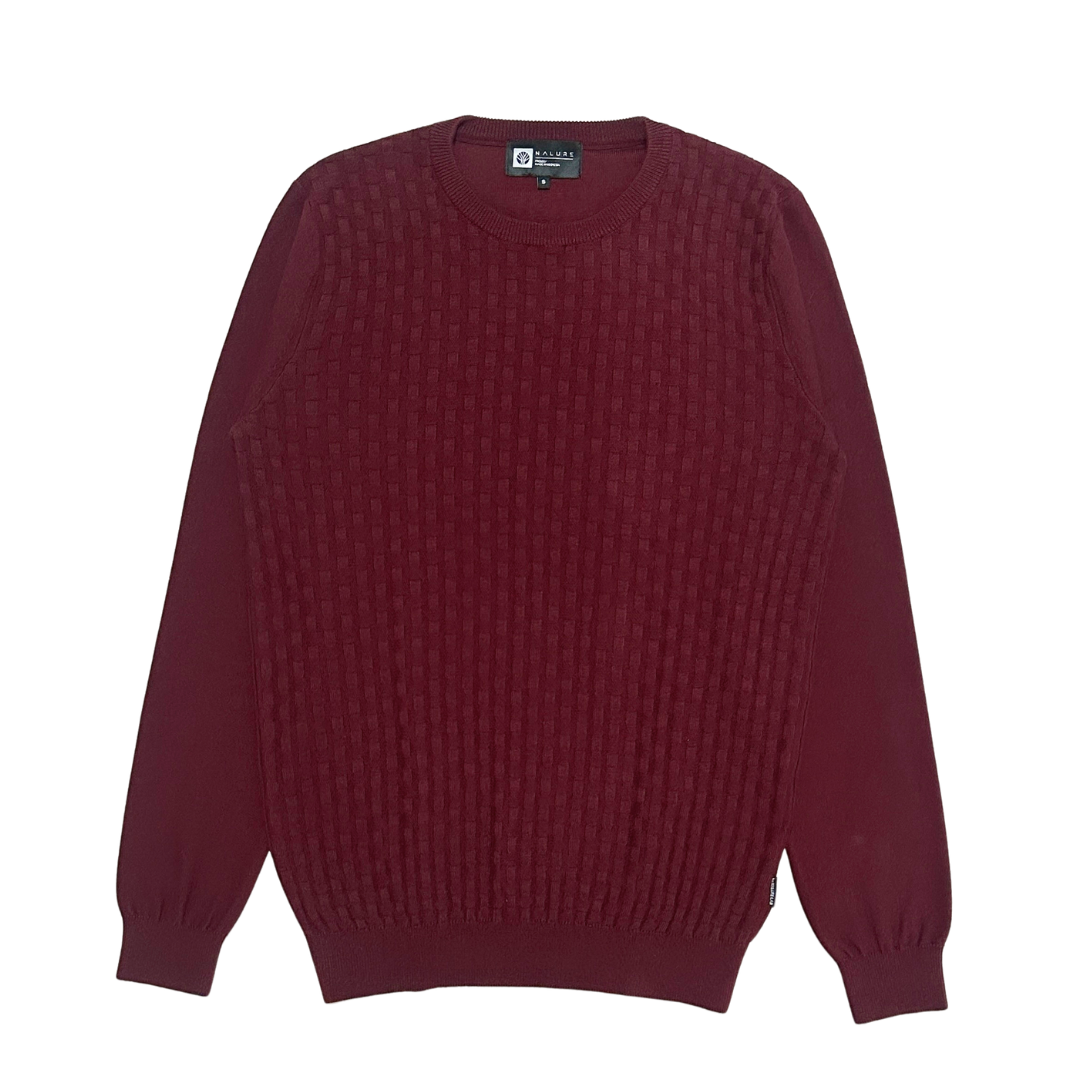 Nalure Damara Sweater Pria | Knitwear Cowok | Crewneck Long Sleeve
