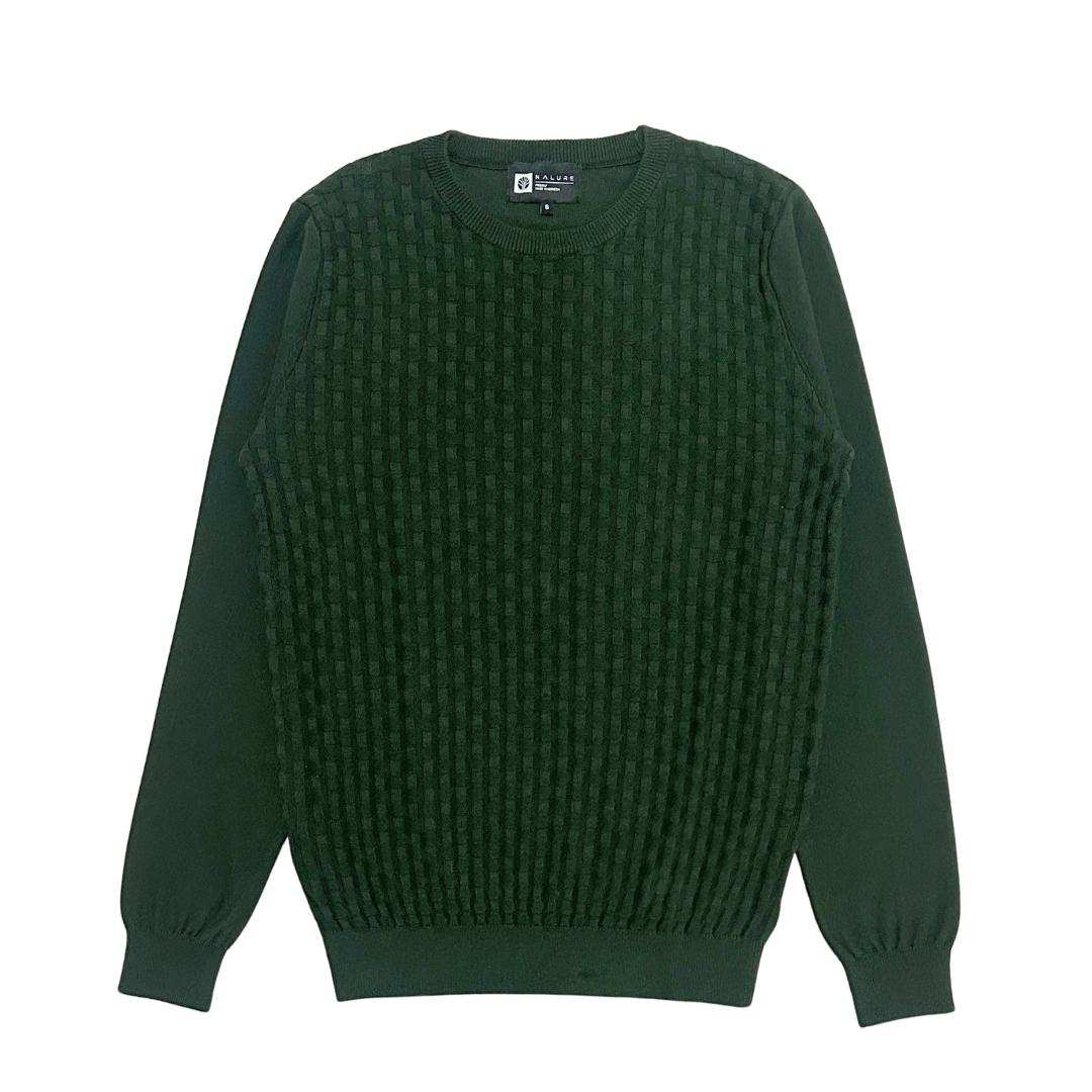 Nalure Damara Sweater Pria | Knitwear Cowok | Crewneck Long Sleeve