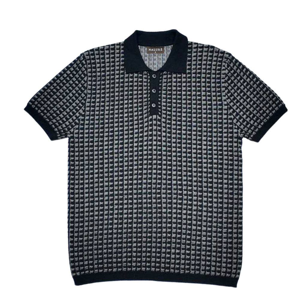 Nalure Kenneth Polo Shirt Pria | Knit Katun | Lengan Pendek Kerah