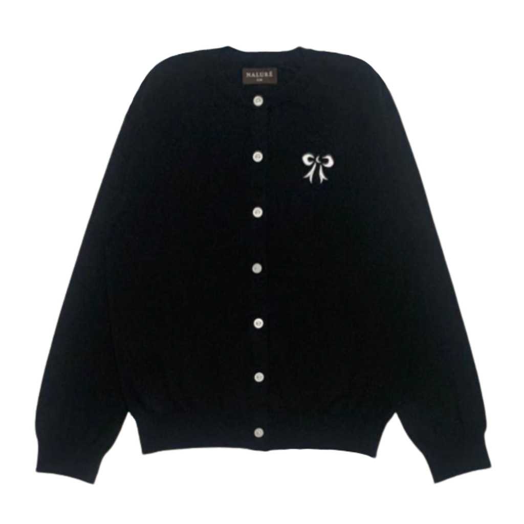 Nalure Hera Cardigan Wanita | Cardigan Basic | Korean Style Long Sleeve
