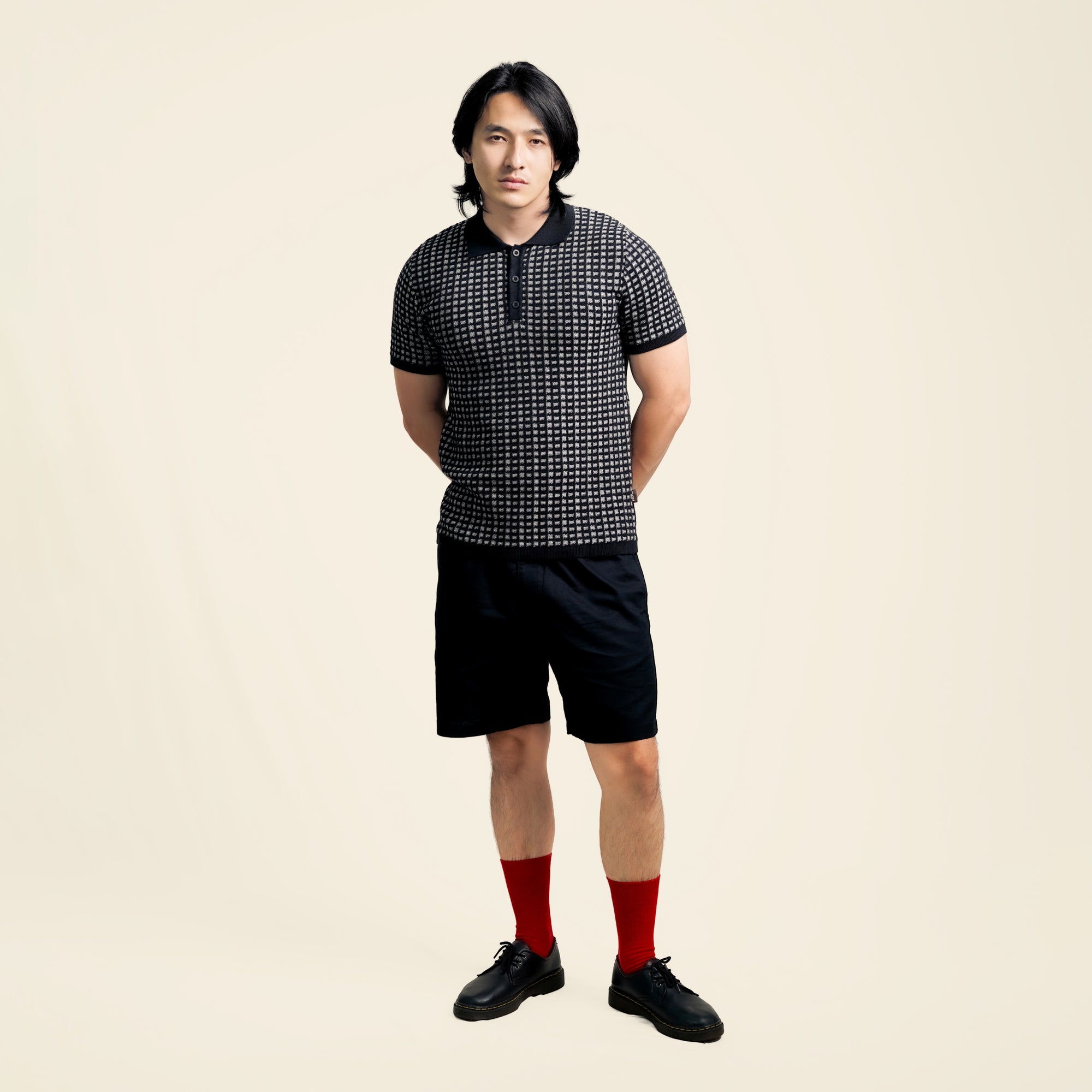 Nalure Kenneth Polo Shirt Pria | Knit Katun | Lengan Pendek Kerah