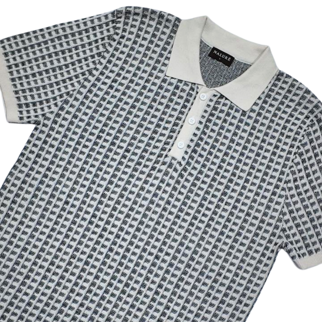 Nalure Kenneth Polo Shirt Pria | Knit Katun | Lengan Pendek Kerah