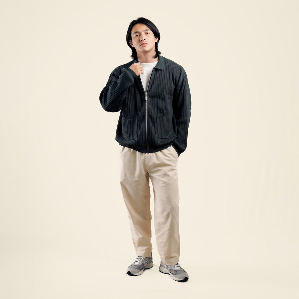 Nalure Jerry Jaket Pria | Jaket Rajut | Long Sleeve