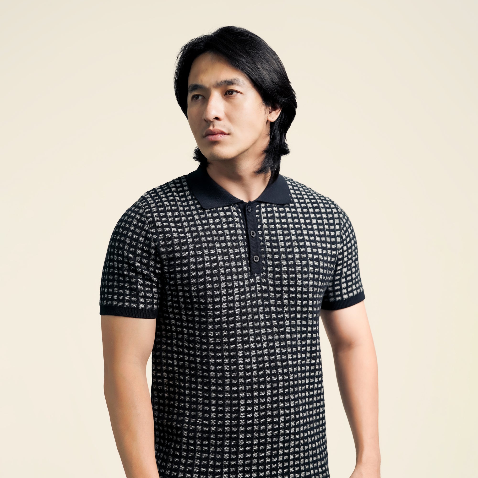 Nalure Kenneth Polo Shirt Pria | Knit Katun | Lengan Pendek Kerah