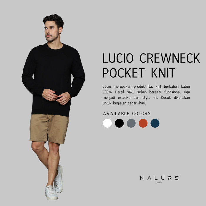 Nalure Lucio Men Crewneck Pocket Knit