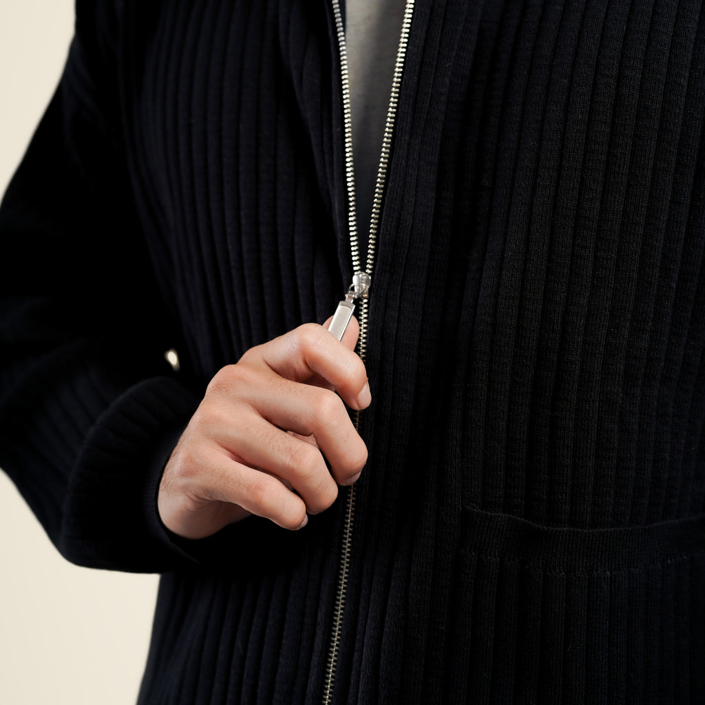 Nalure Jerry Jaket Pria | Jaket Rajut | Long Sleeve