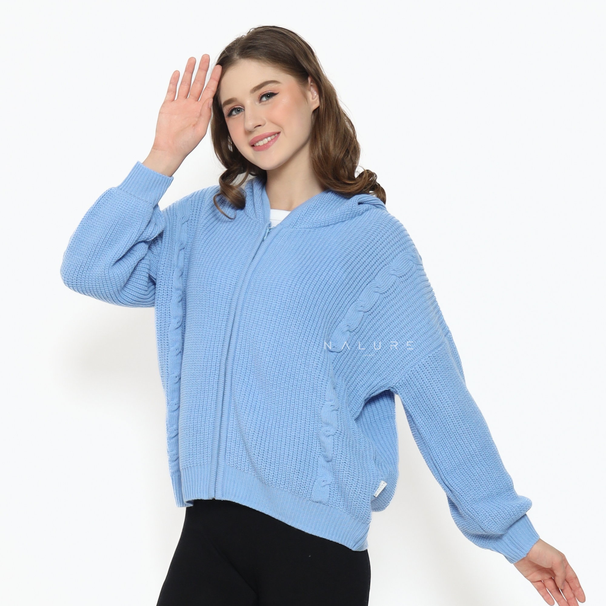 Nalure Griselle Hoodie Knitt Ladies