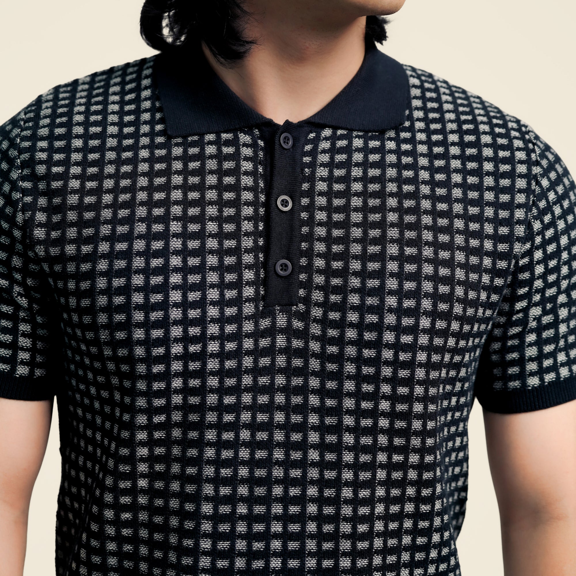 Nalure Kenneth Polo Shirt Pria | Knit Katun | Lengan Pendek Kerah