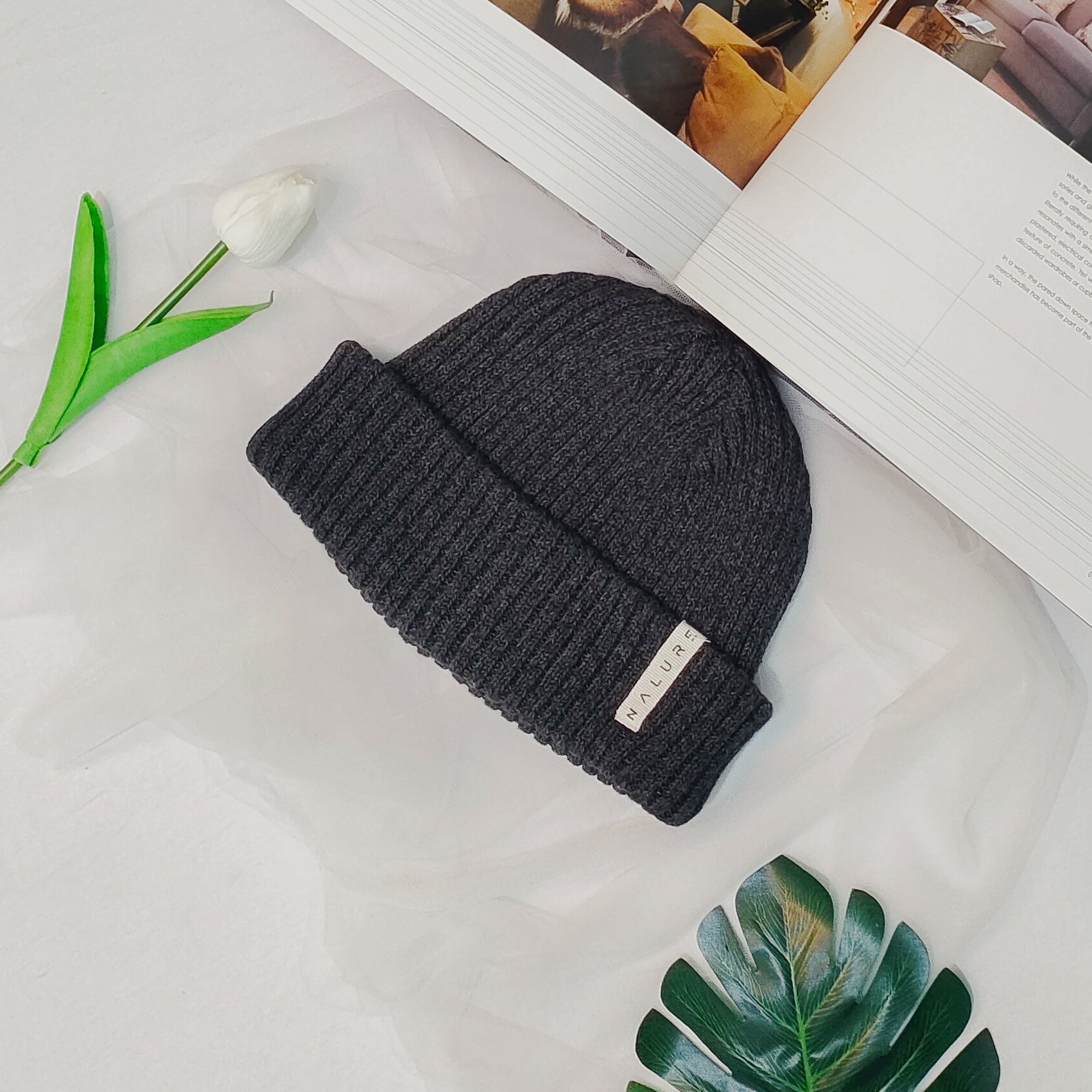 Nalure Beanie Hat Knitt