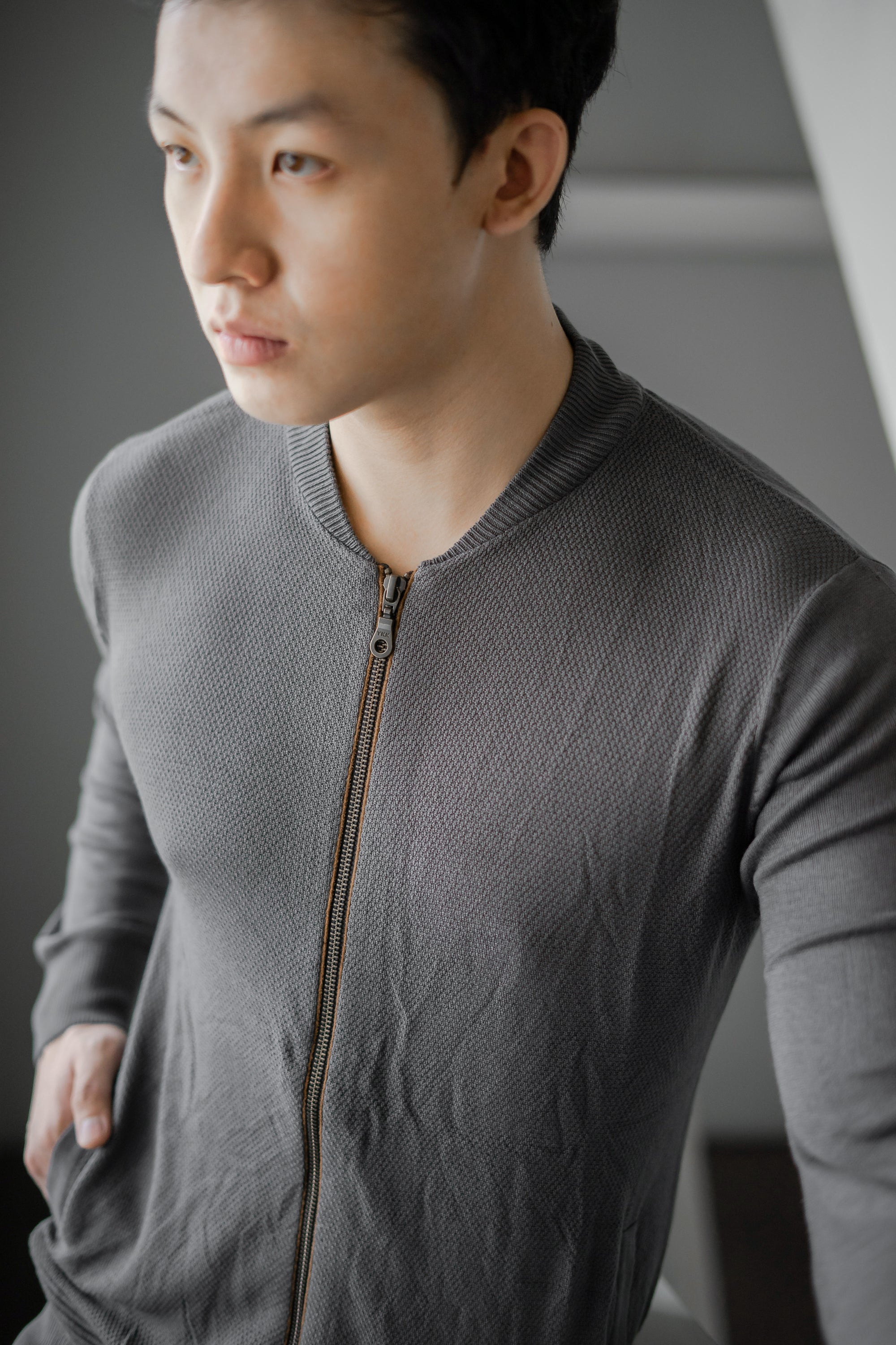 Nalure Zipper Sweater Man