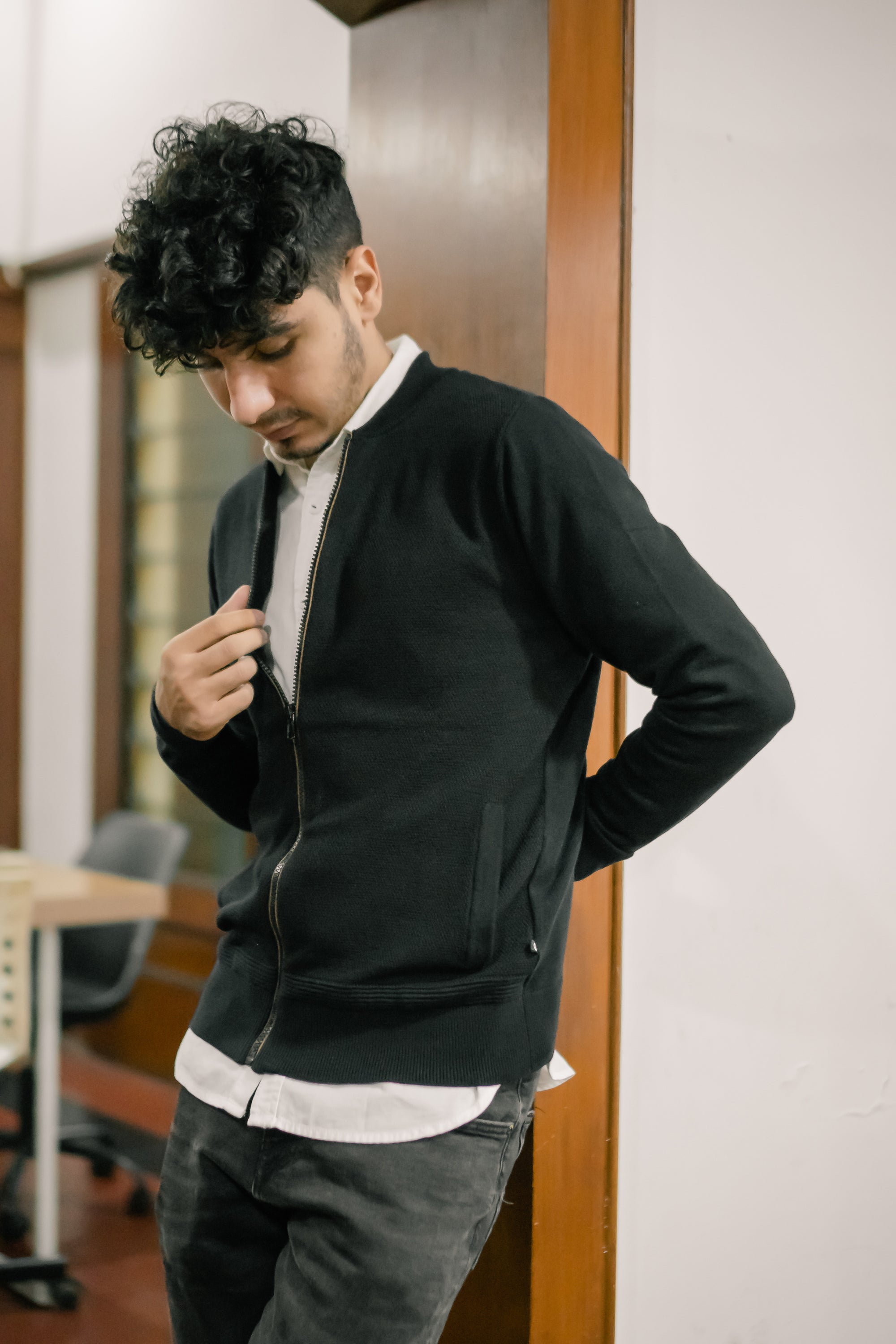 Nalure Zipper Sweater Man