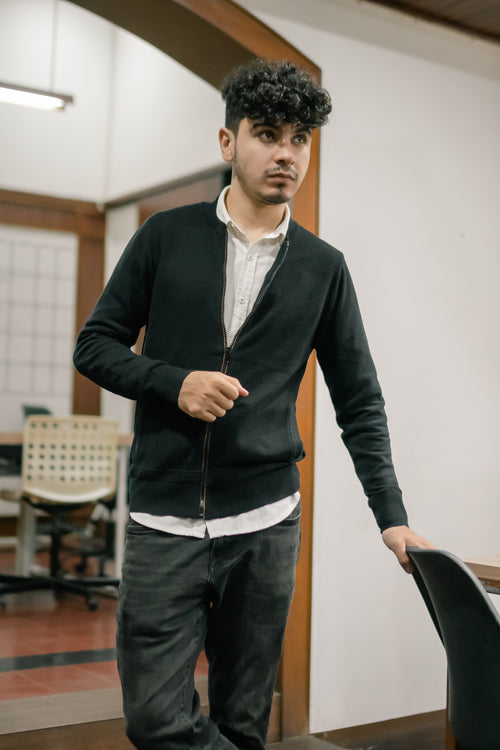 Nalure Arden Jaket Pria | Cardigan Pria | Knitwear Zipper