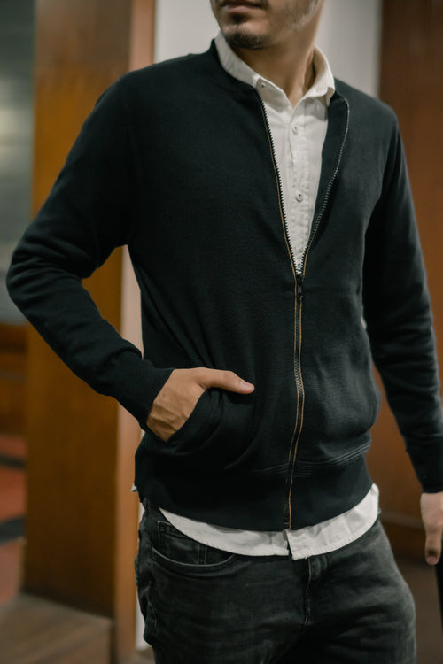 Nalure Arden Jaket Pria | Cardigan Pria | Knitwear Zipper
