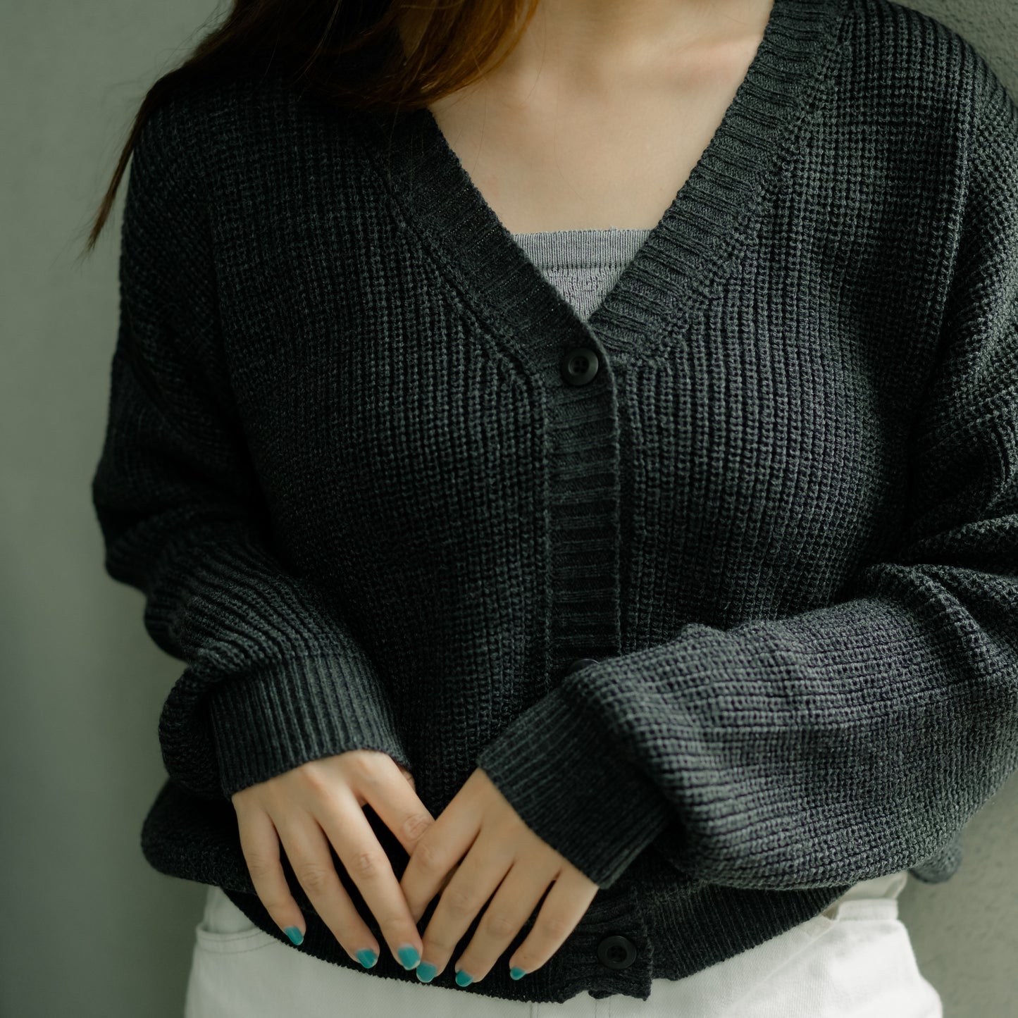 Nalure Cardigan Front Button