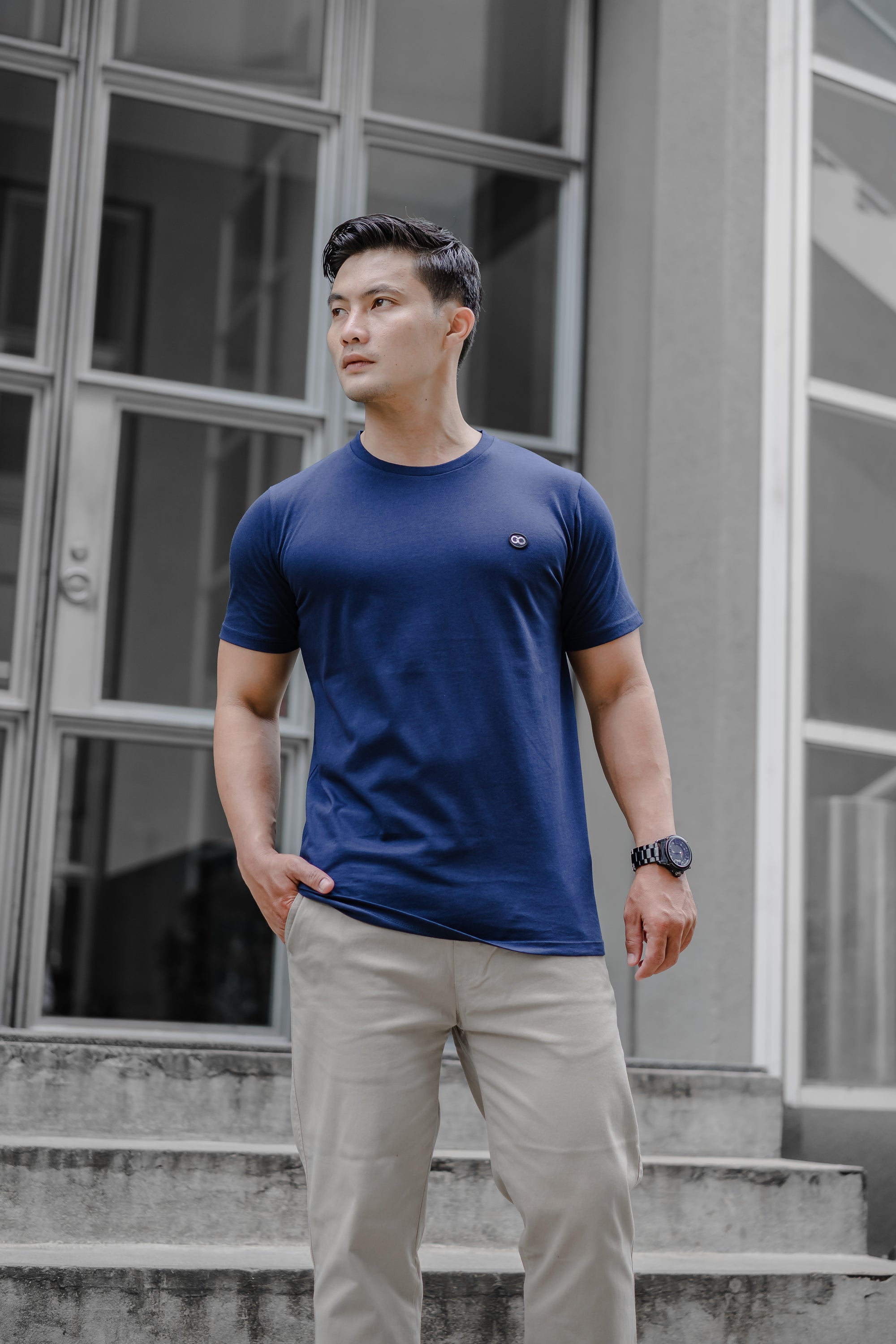 Nalure T shirt Reguler Fit Patch Man
