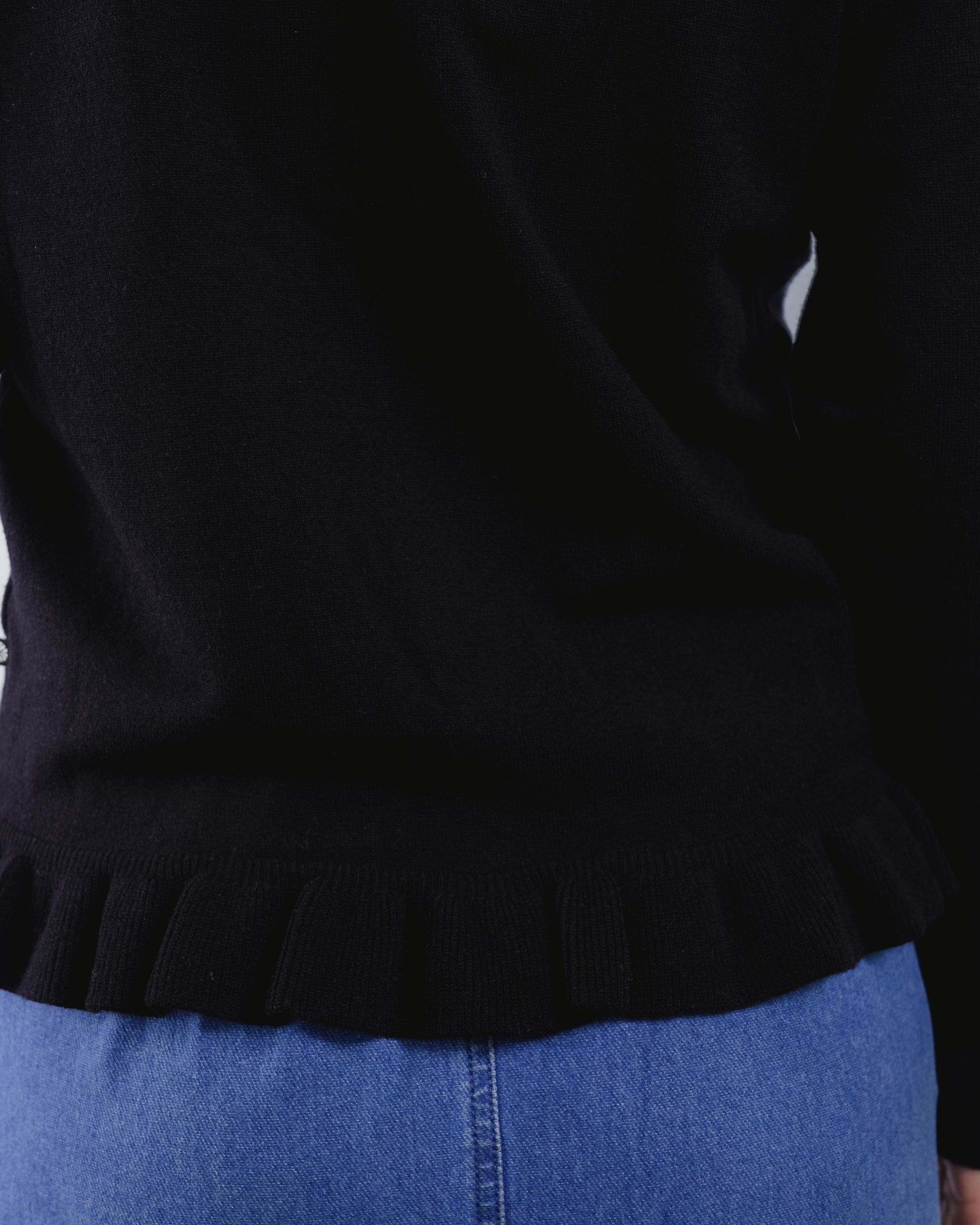 Nalure Chalote Frill Cardigan