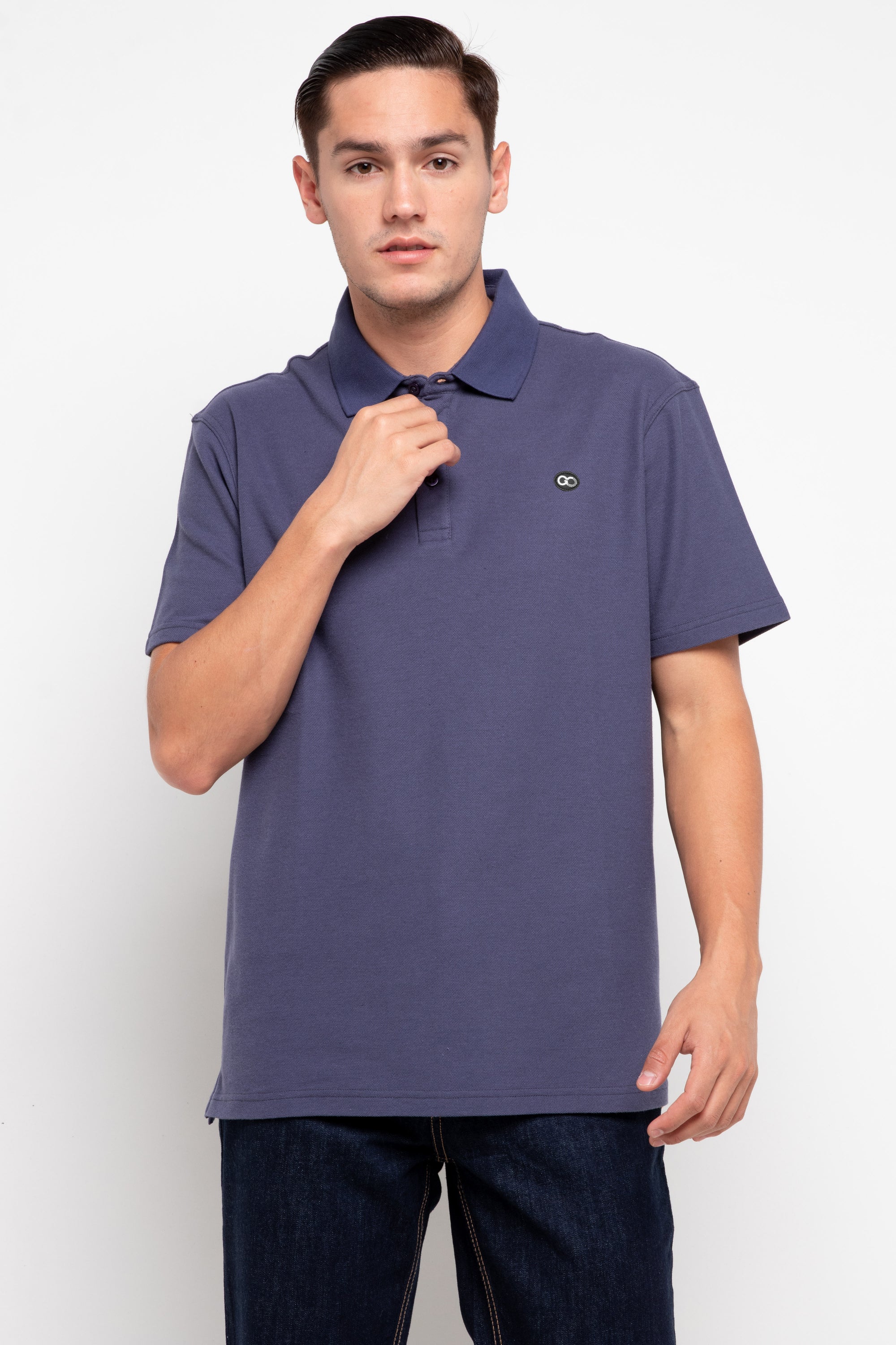 Nalure Short Sleeve Polo Shirt Patch