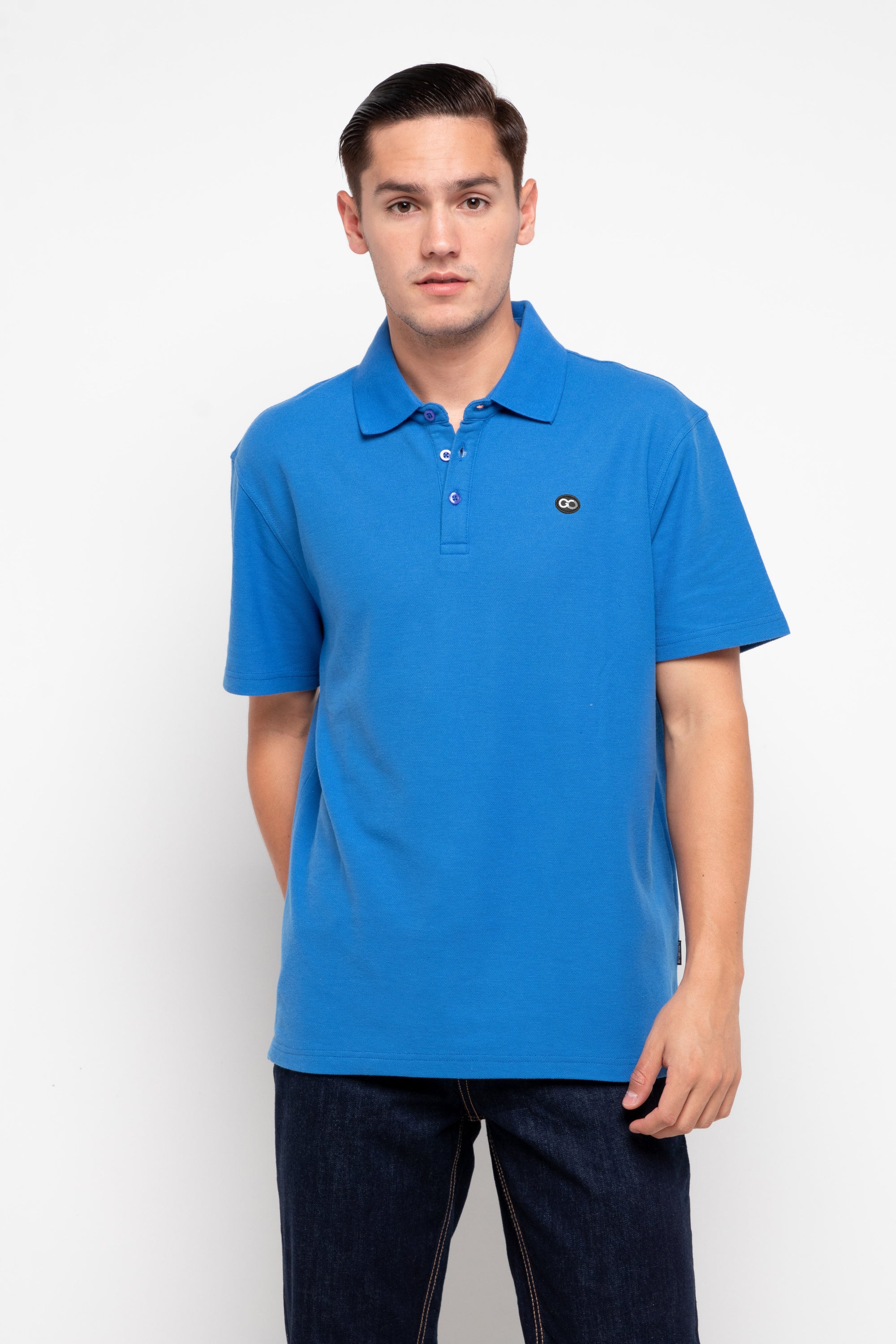 Nalure Short Sleeve Polo Shirt Patch