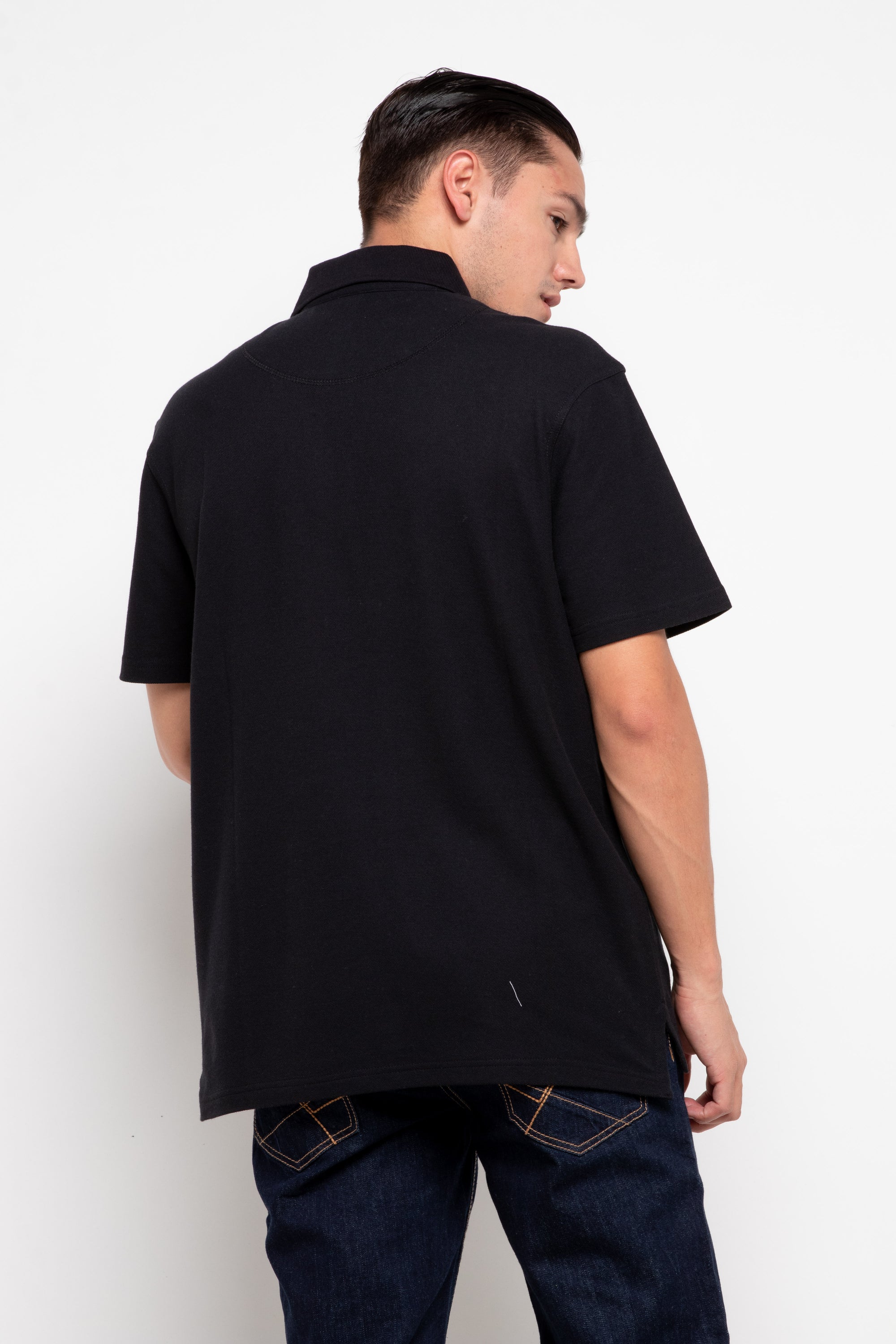 Nalure Short Sleeve Polo Shirt Patch