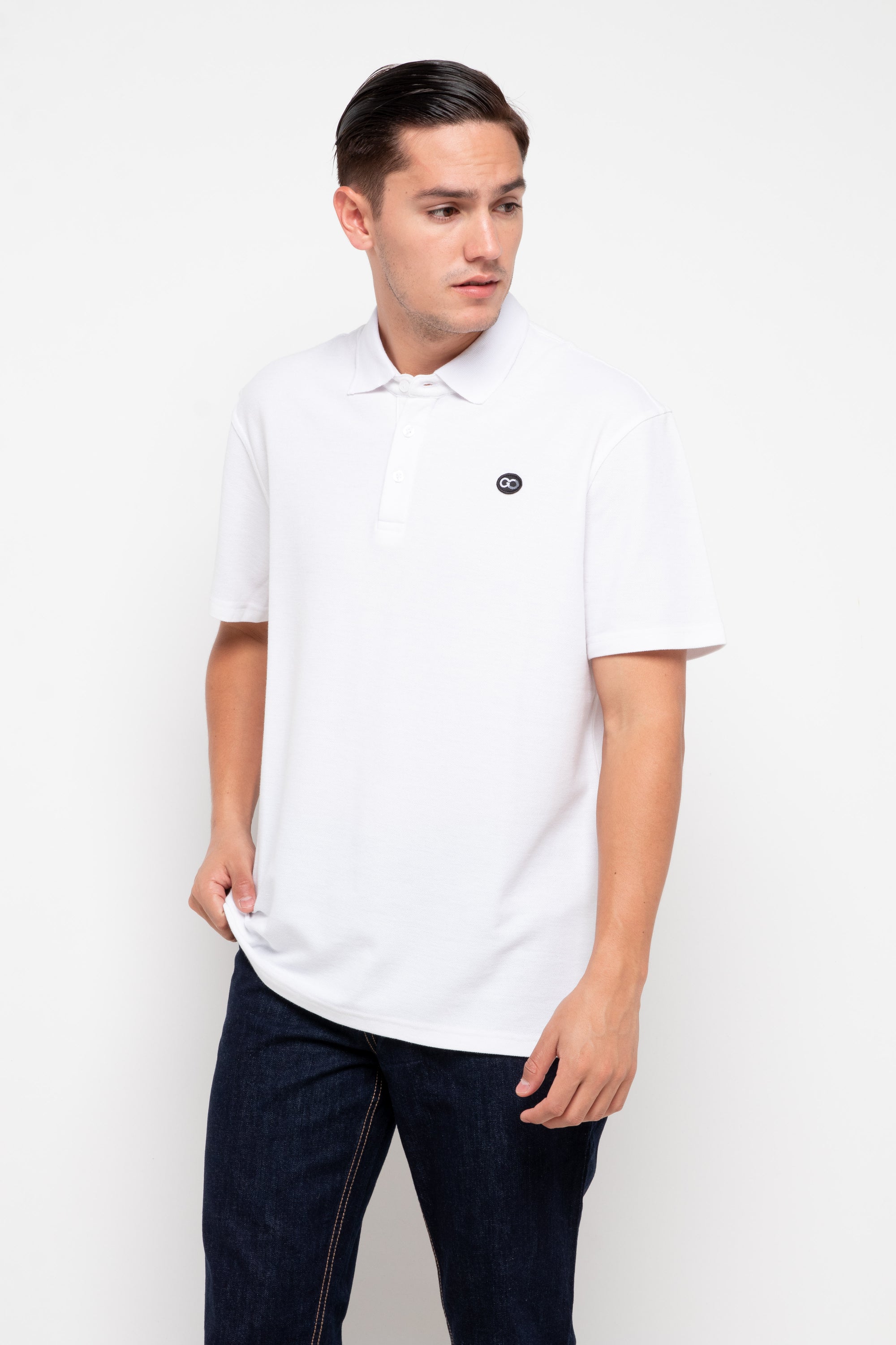 Nalure Short Sleeve Polo Shirt Patch