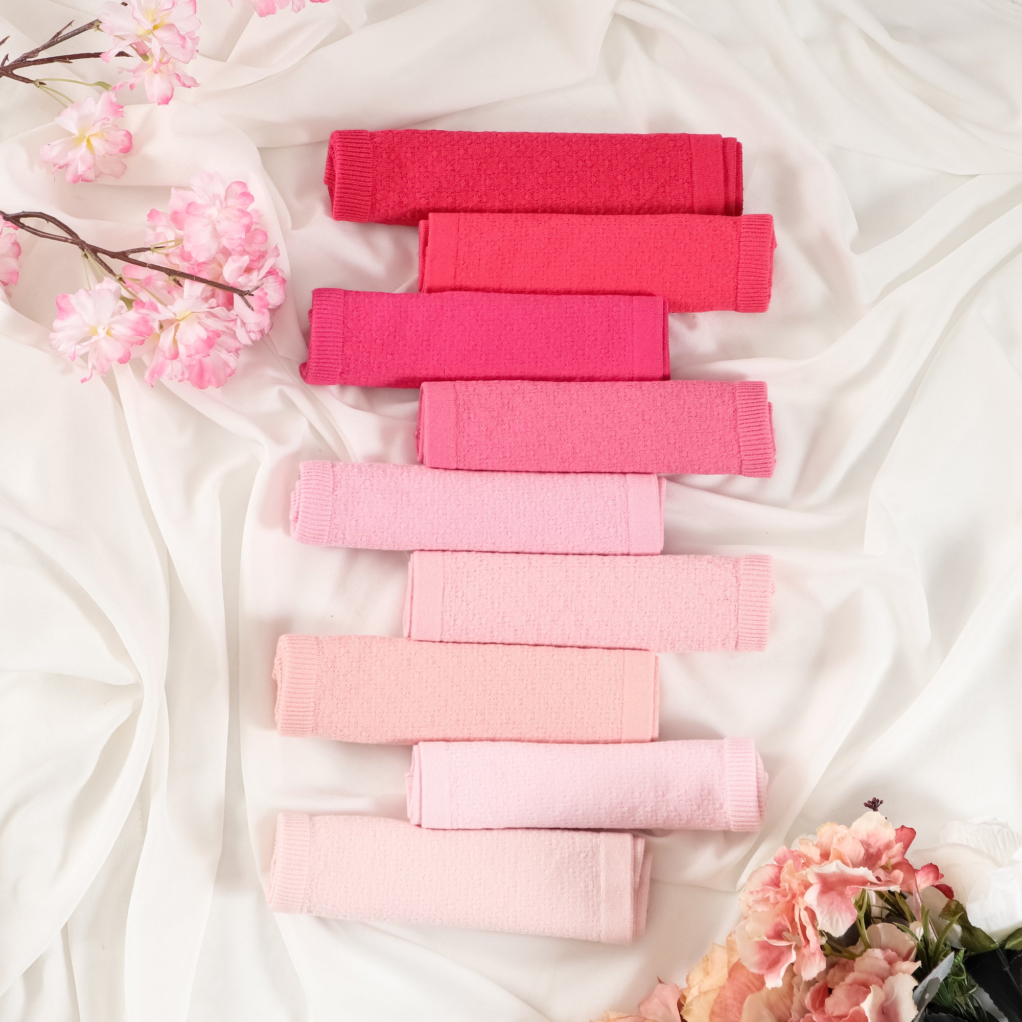 Nalure Naila - Crop Top Kemben Rajut | Tank Top Variasi Pink | Tank top wanita