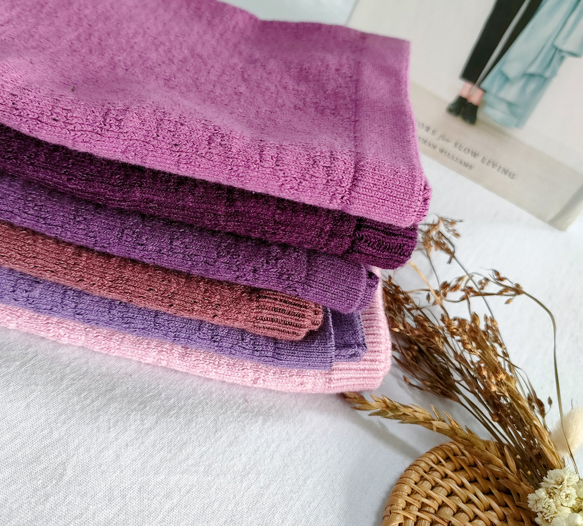 Nalure Naila - Crop Top Kemben Rajut | Tank Top Variasi Purple | Tank top wanita