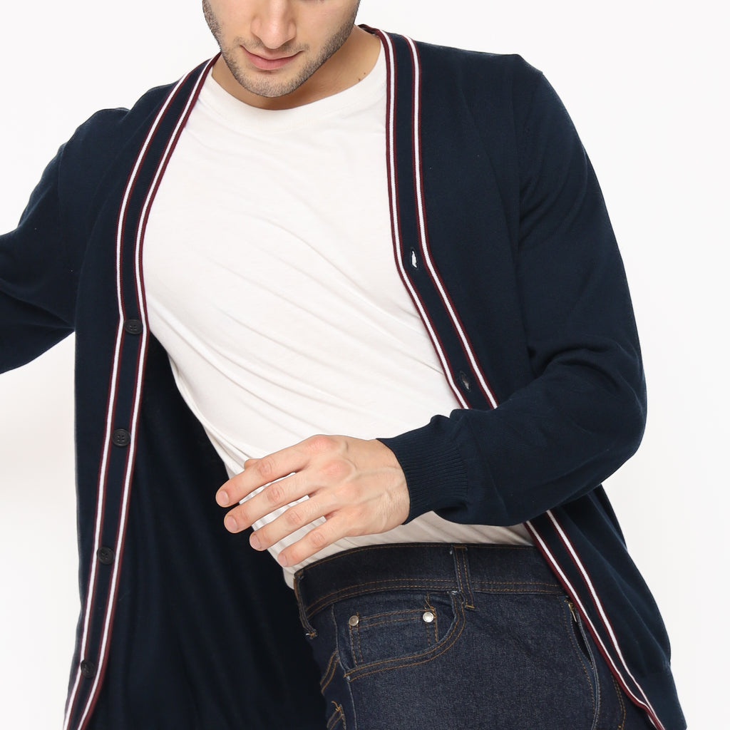 Nalure Danish Cardigan Knitt Man