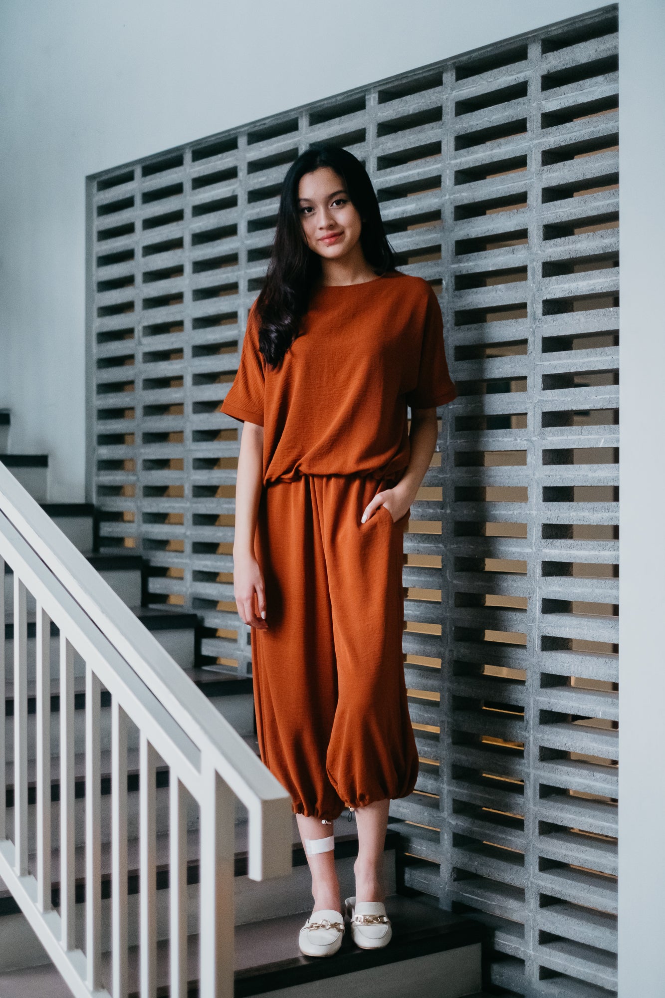 Nalure Meiki Bloues Crincle Ladies