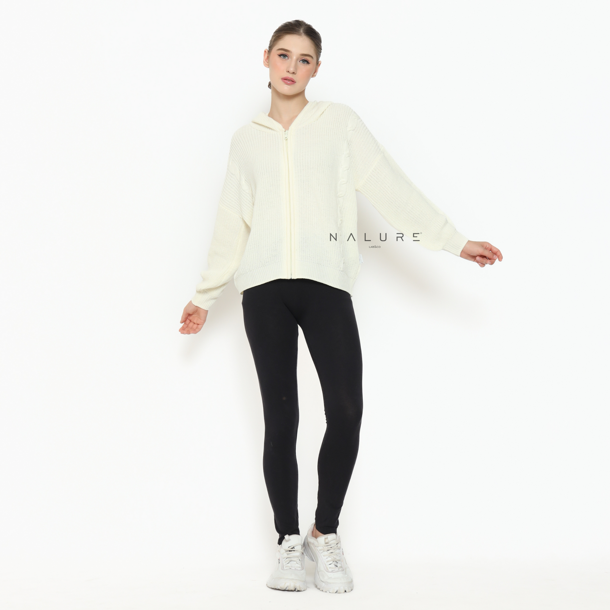 Nalure Griselle Hoodie Knitt Ladies