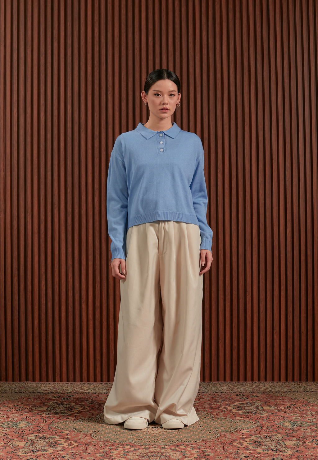 Nalure Phila Polo Wangki Knitt Ladies