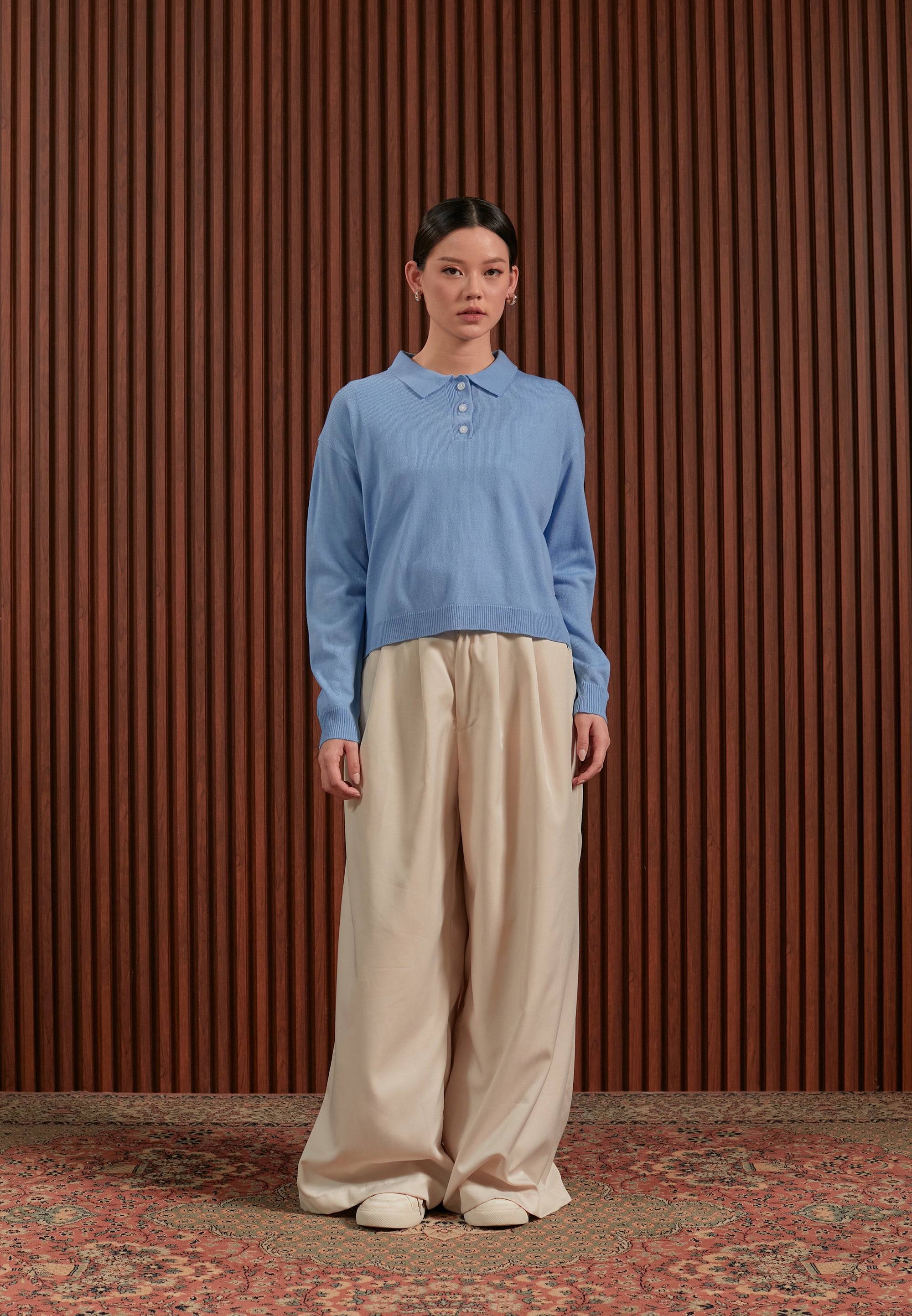 Nalure Phila Polo Wangki Knitt Ladies