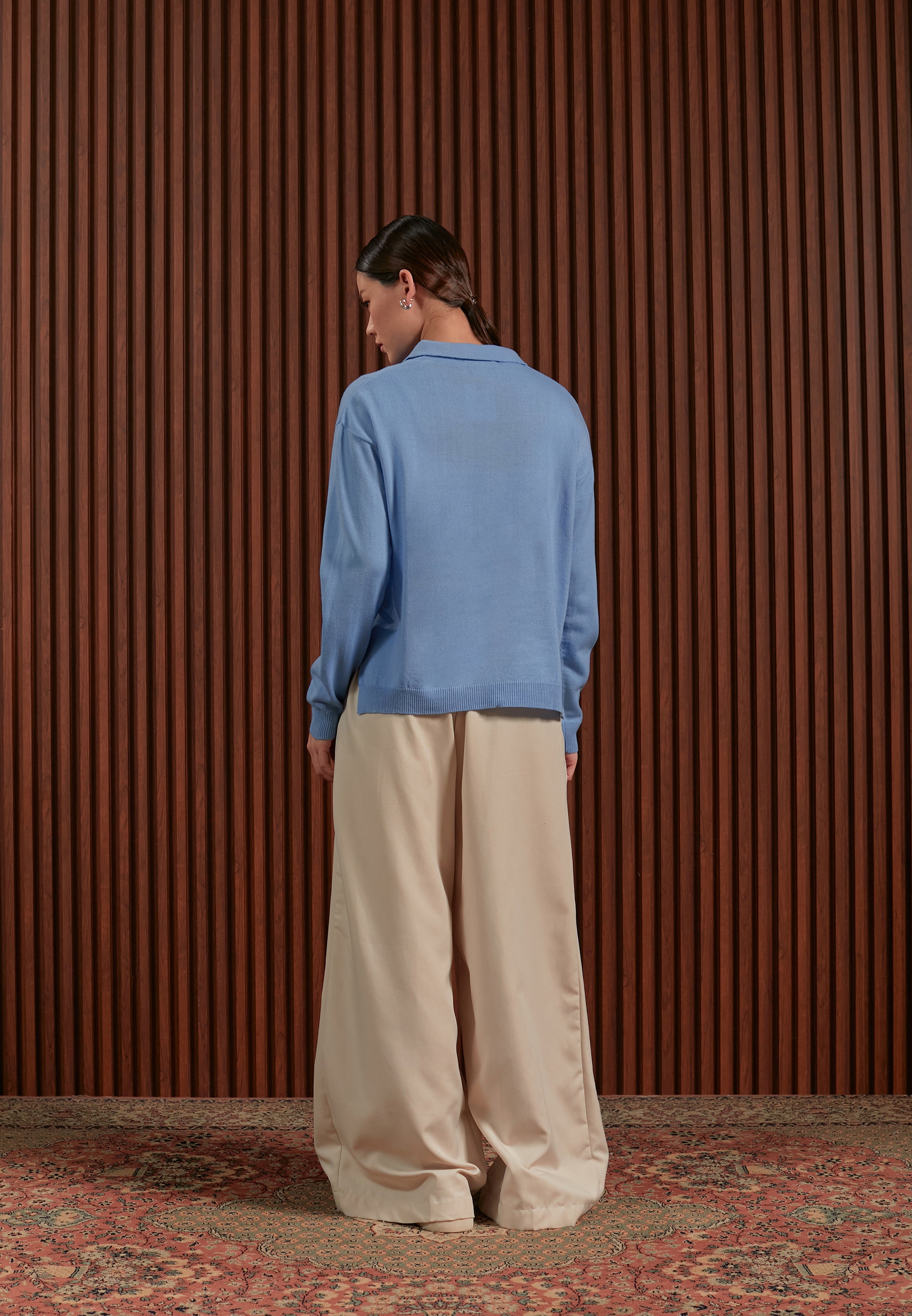 Nalure Phila Polo Wangki Knitt Ladies
