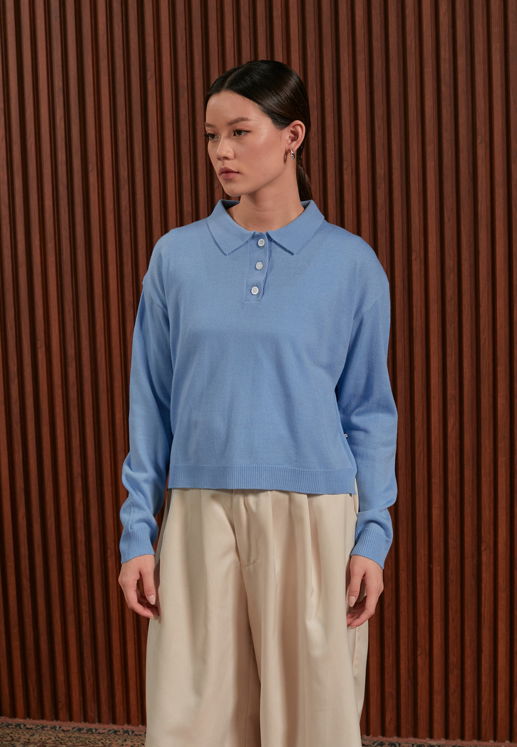 Nalure Phila Polo Wangki Knitt Ladies